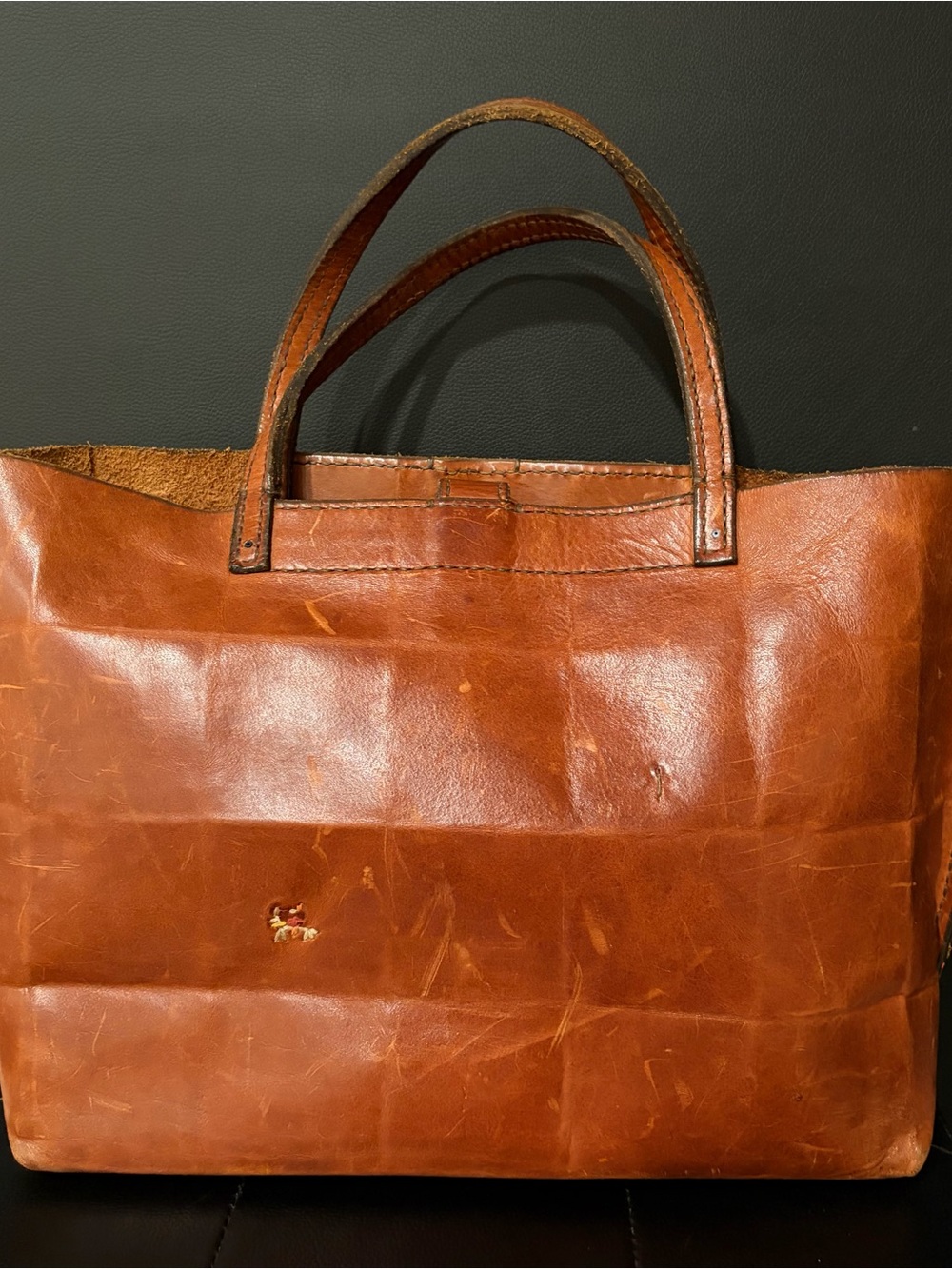 Henry Cuir leather tote - Picture 2 of 6